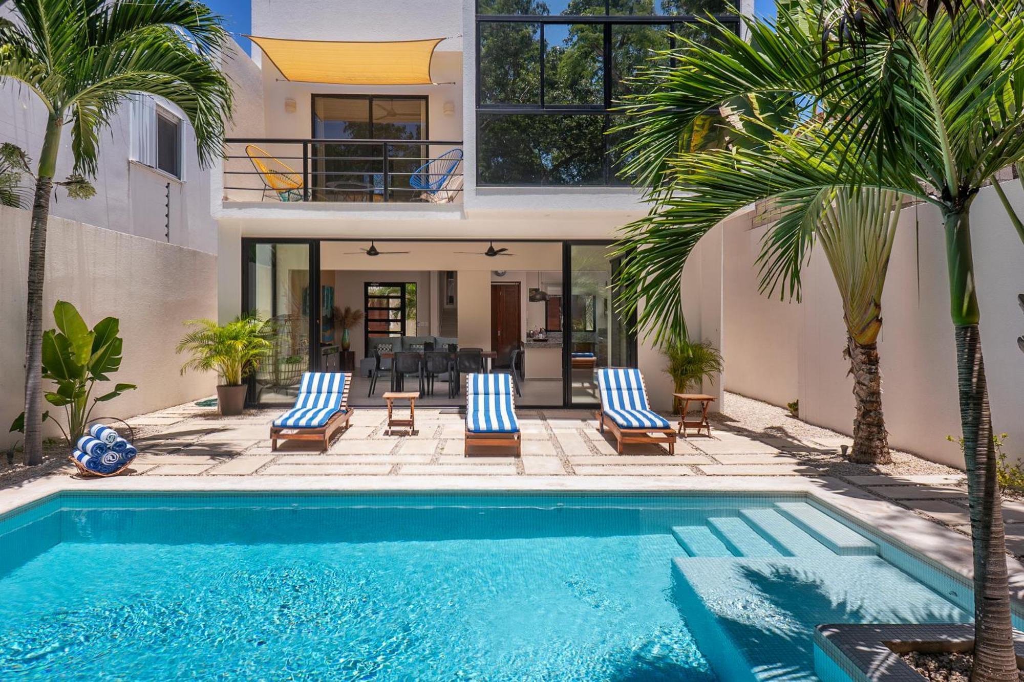 Wonderful Tropical Home 3Br, Garden, Private Pool. Tulum Pueblo Buitenkant foto