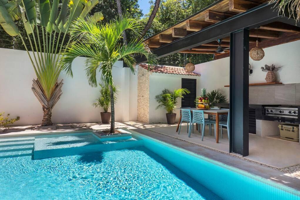 Wonderful Tropical Home 3Br, Garden, Private Pool. Tulum Pueblo Buitenkant foto