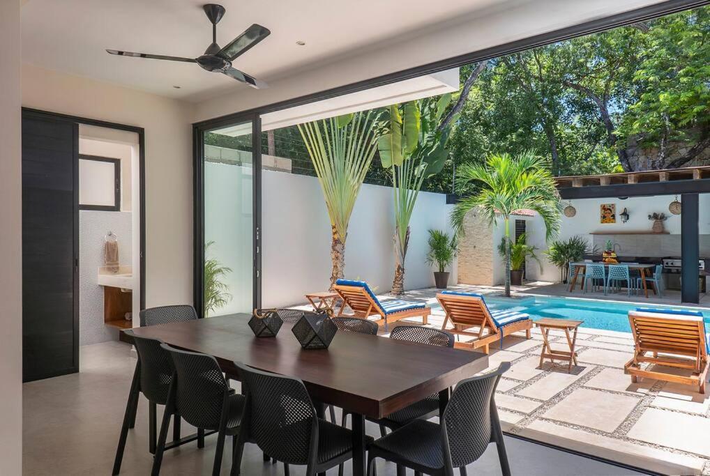 Wonderful Tropical Home 3Br, Garden, Private Pool. Tulum Pueblo Buitenkant foto